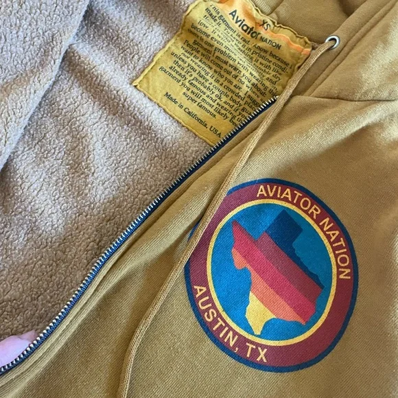 SOLD—Aviator Nation Zip-UP XS - Picture 14 of 14